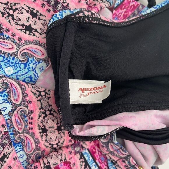 Arizona Flounce Multi Color Swim Top - Picture 4 of 5